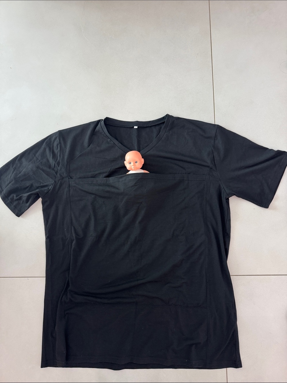 Hospital Dad’s Men's Black V-Neck Pocket T-Shirt